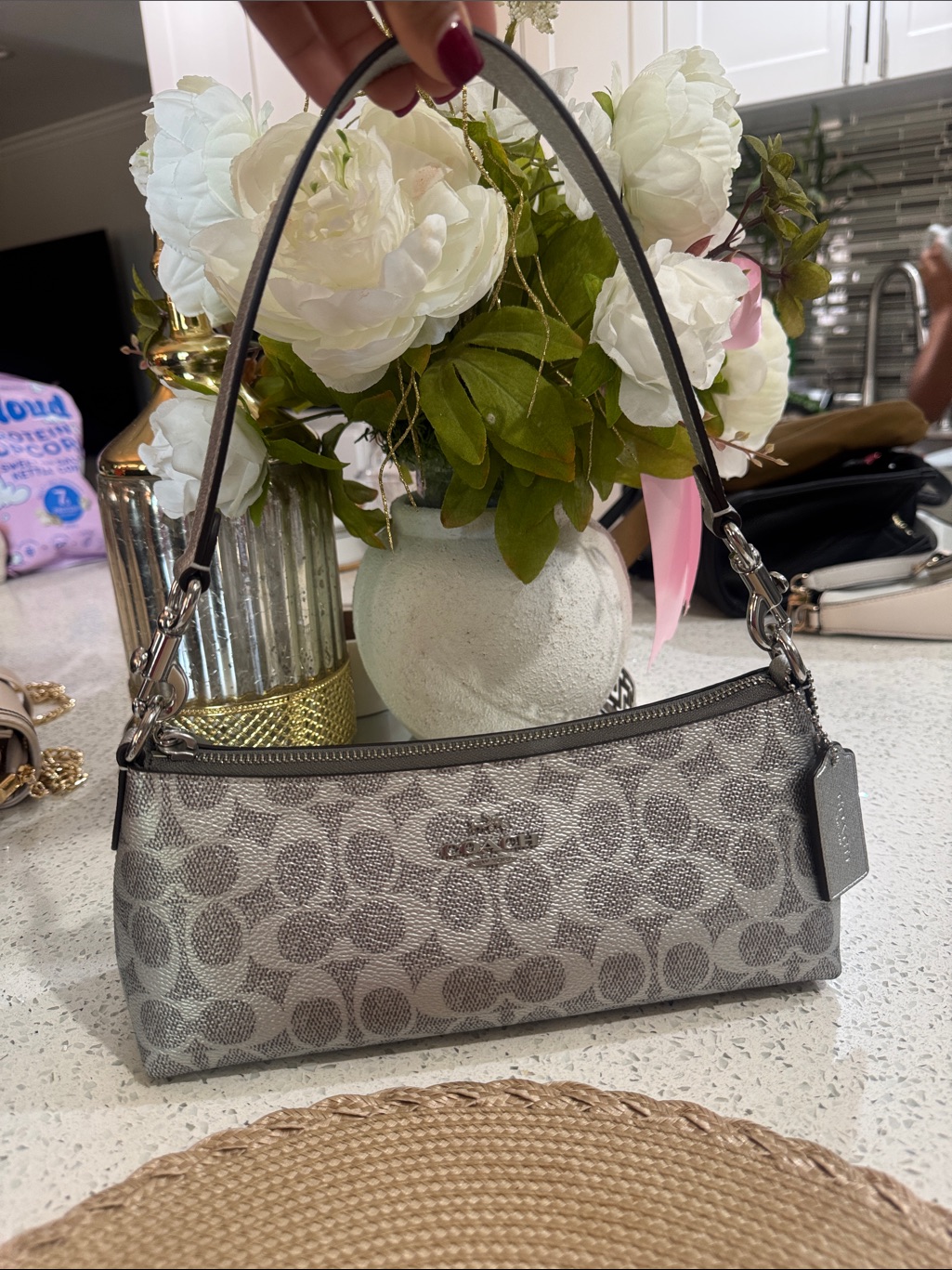 Coach Charlotte Shoulder Bag In Signature Canvas